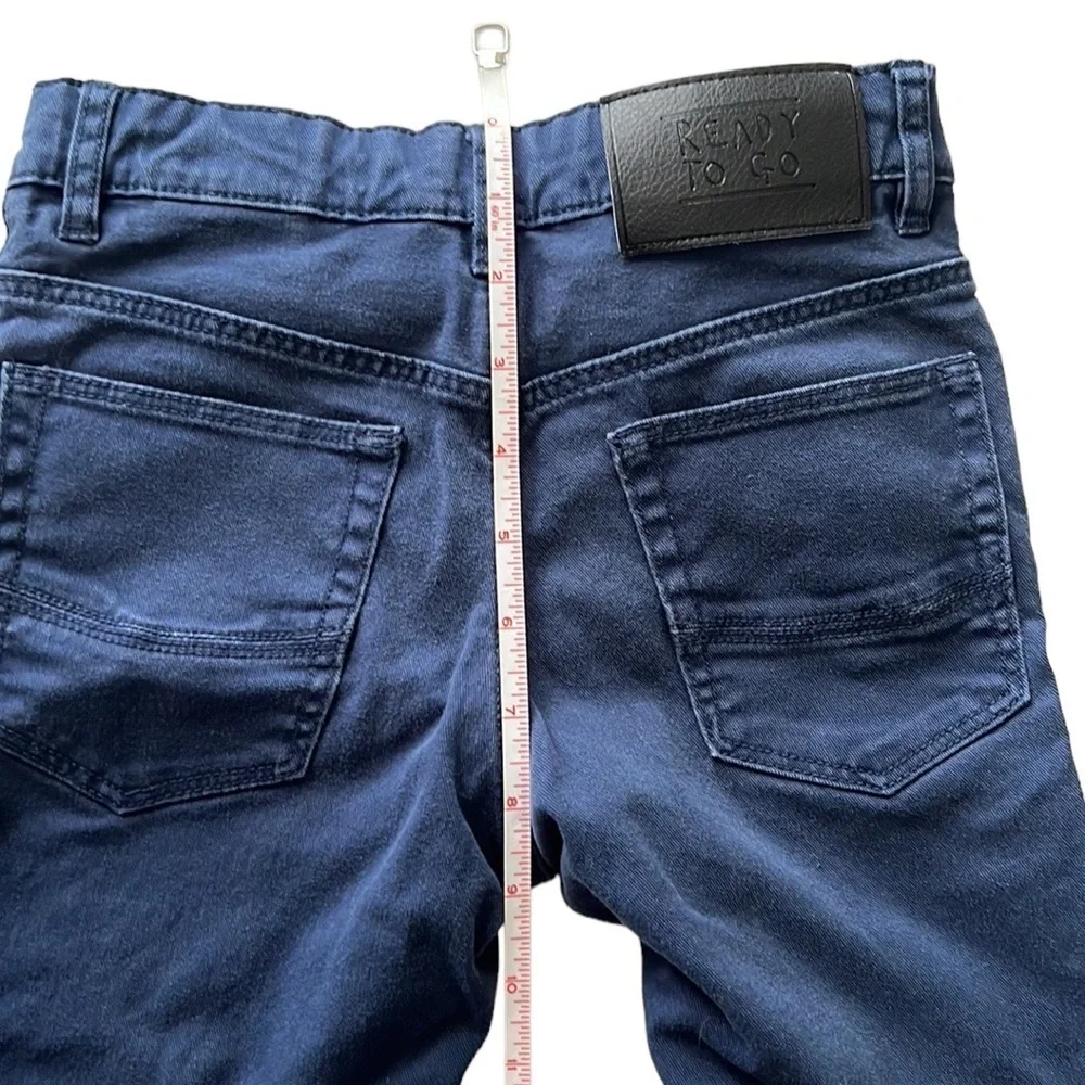 H&M girls stretch blue jeans. Size 6/7